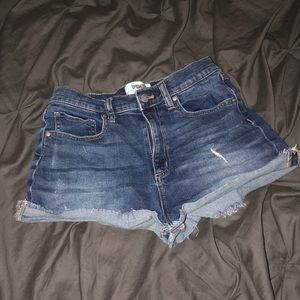 PINK Victoria's Secret Shorts - vs pink high waisted denim jean shorts PINK Victoria's Secret Shorts - vs pink high waisted denim jean shorts